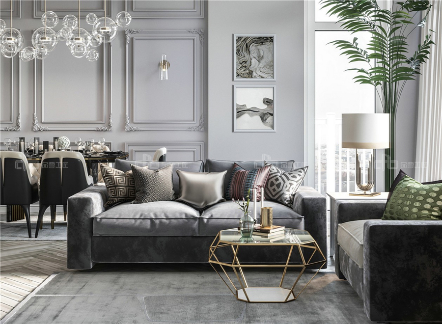 2019最新簡歐風格裝修效果圖 整木定制圖片案例(圖4) 2019最新簡歐風格裝修效果圖 整木定制圖片案例(圖4)