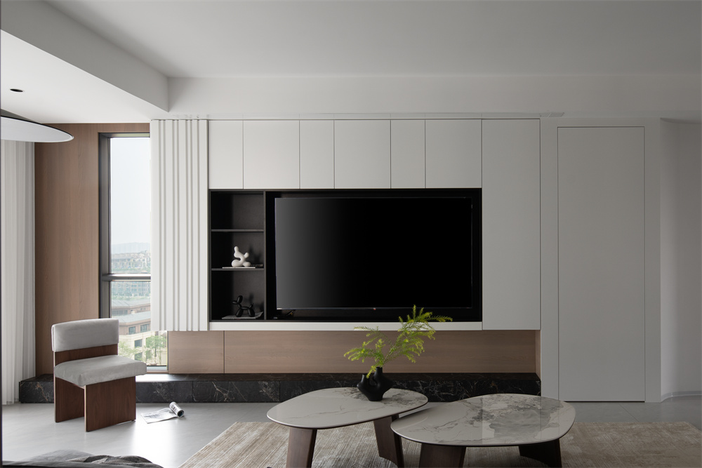 135㎡意式簡約風格,整木定制設(shè)計案例(圖6) 6.jpg